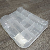 9 Compartment Plastic Organizing Box - Case *xc, clean, mnr scrapes, scratches & stains
