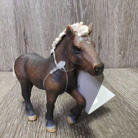 Black Forest Yearling Toy Horse RETIRED *gc, mnr paint chips, scratches, rubs, marks
