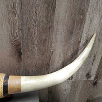 Wall Mount Long Horns *vgc, clean & dusty edges, mnr rusty, older?
