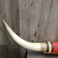 Wall Mount Long Horns *vgc, clean & dusty edges, mnr rusty, older?
