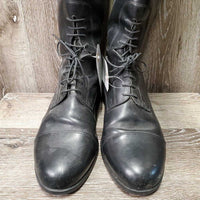 Field Boots, Zips *vgc, mnr dust, dirt, toe scratches, creases & rubs, older
