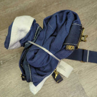 Cotton Full Face Hood *vgc, clean, older, faded, mnr hair & residue, threads
