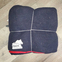 Wool Cooler, 2 legs, decotail *gc, clean, older, hairy, hay, pilly, mnr clump
