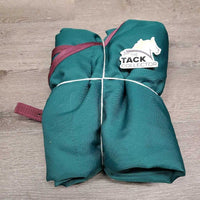 Cotton Stable Sheet, 2 legs *xc/vgc, clean, peeled/cracked leather, mnr puckers
