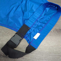 Full Face Lycra Slinky, Zipper, Buckle *gc/vgc, clean, mnr stretched elastic, rubs, snags & loose threads
