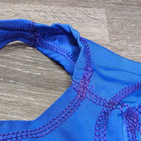Full Face Lycra Slinky, Zipper, Buckle *gc/vgc, clean, mnr stretched elastic, rubs, snags & loose threads
