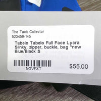 Tabelo Full Face Lycra Slinky, zipper, buckle, bag *new

