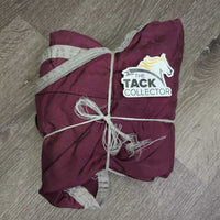 Nylon Stable Sheet, 2 legs, 1 chest strap *gc/fair, older, clean, repairs, snags, threads, faded, frays
