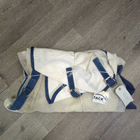 Stiff Mesh Fly Sheet, belly, tail *gc, clean, dingy, stains, older, mnr snags, rubs, hair
