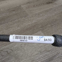 Thin Riding Whip - Crop, handle, end cap *gc, dirt, rubs, scratches
