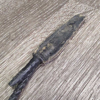 Riding Whip - Crop *fair, rubs, older, scrapes, faded, unstitched flapper end
