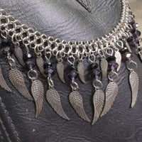 Leather Half Chaps, Back Zips, Fancy Charm Chains, Conchos, Velvet Bag: replacement straps, allen wrench, Brochure *like new, mnr dents & rubs
