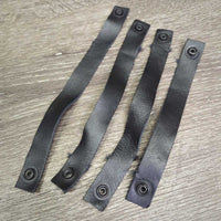 Leather Half Chaps, Back Zips, Fancy Charm Chains, Conchos, Velvet Bag: replacement straps, allen wrench, Brochure *like new, mnr dents & rubs
