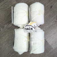 4 Stretchy Cotton Leg Wraps *xc, clean, mnr stains, older?

