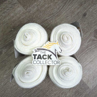 4 Stretchy Cotton Leg Wraps *xc, clean, mnr stains, older?
