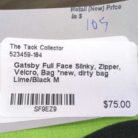 Full Face Slinky, Zipper, Velcro, Bag *new, dirty bag
