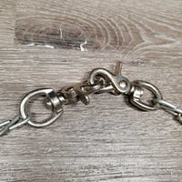 2 Bar Blanket - Saddle Pad Rack Hanger. PVC & Chain *xc, clean, scratches, scuffs
