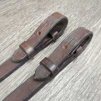 Pr Braided Reins *xc/like new, dusty, stiff
