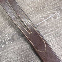 Wide Leather Running Martingale, snap *gc/fair, dirty, v.stiff, v.drty, No Stoppers, rubs, xholes
