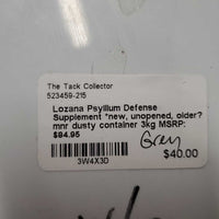 Psyllium Defense Supplement *new, unopened, older? mnr dusty container
