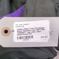 Full Square Show Rainsheet, ties, NOT FOR TURNOUT *vgc, older, clean
