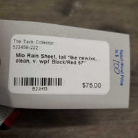 Rain Sheet, tail *like new/xc, clean, v. wpf
