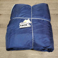 Fleece Lined Rain Sheet, 1 leg *vgc, older, wpf, older, mnr stains, missing velcro, peeled lining, unstitched, hair, v. mnr tear
