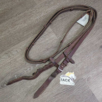 Thick Wide Braided Rubber Grip Inserts Web Reins *gc, rubs, dry, dirty, edge scrapes, dry rubber
