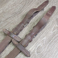 Thick Wide Braided Rubber Grip Inserts Web Reins *gc, rubs, dry, dirty, edge scrapes, dry rubber
