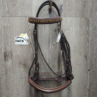 Rsd Padded Bridle, Bling, tag *new, v.mnr dents, stretched holes, creases & scrape

