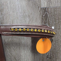 Rsd Padded Bridle, Bling, tag *new, v.mnr dents, stretched holes, creases & scrape
