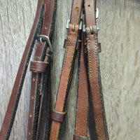 Rsd Bridle, 12" Cheeks *gc, dry, stiff, scrapes, dry, tight keepers, clean & mnr dirt
