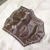 Hvy Canvas Feed Bag *gc, older? mnr dirt, stains, threads & oat residue, velcro crown
