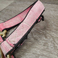 Stiff Nylon Halter *fair, faded, tears, clean
