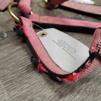 Stiff Nylon Halter *fair, faded, tears, clean

