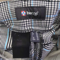 Full Seat Sticky Breeches *gc, mnr stains, seam puckers, older, curled inside waist, undone stitching, thread
