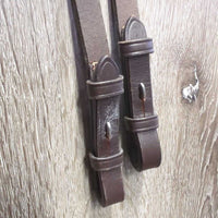 Braided Bridle; Browband & Noseband *gc, clean, creases, older, mnr dirt , Bobbys Tack Rubber Reins *xc, clean
