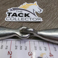 Thick Hollow Loose Ring Snaffle Bit *gc, mnr dirt, scuffs, stains, scratches
