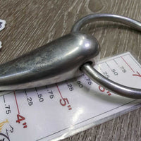 Thick Hollow Loose Ring Snaffle Bit *gc, mnr dirt, scuffs, stains, scratches
