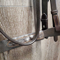 Wide Flat Bridle, Braided Reins *new
