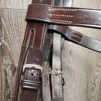 Wide Flat Bridle, Braided Reins *new
