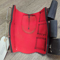 Short Noeprene Skid Boots, velcro *gc, clean, older, rubs, pills, slice, hairy velcro, stains, scrapes, scratches
