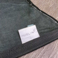 Hvy Suede Half Chaps *vgc/gc, clean, faded, rubs, dents, stains
