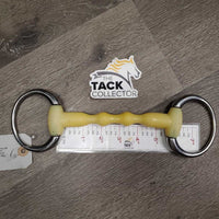 Mullen Mouth Eggbutt Bit *gc, clean, stains, discolored