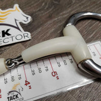 Thin Curved French Link Eggbutt Bit, bag *new
