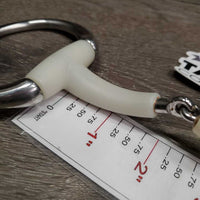 Thin Curved French Link Eggbutt Bit, bag *new
