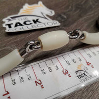 Thin Curved French Link Eggbutt Bit, bag *new
