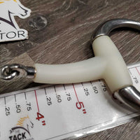 Thin Curved French Link Eggbutt Bit, bag *new