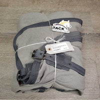 Cotton Stable Sheet *gc, 0 legs, film, dirt, hair, mnr faded?, pilly, stains
