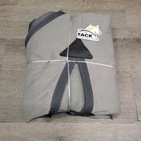 Cotton Stable Sheet *gc, 0 legs, film, dirt, hair, mnr faded?, pilly, stains
